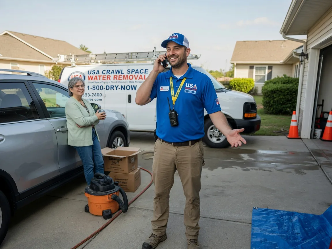Crawl Space Water Removal Onward, IN FAQs